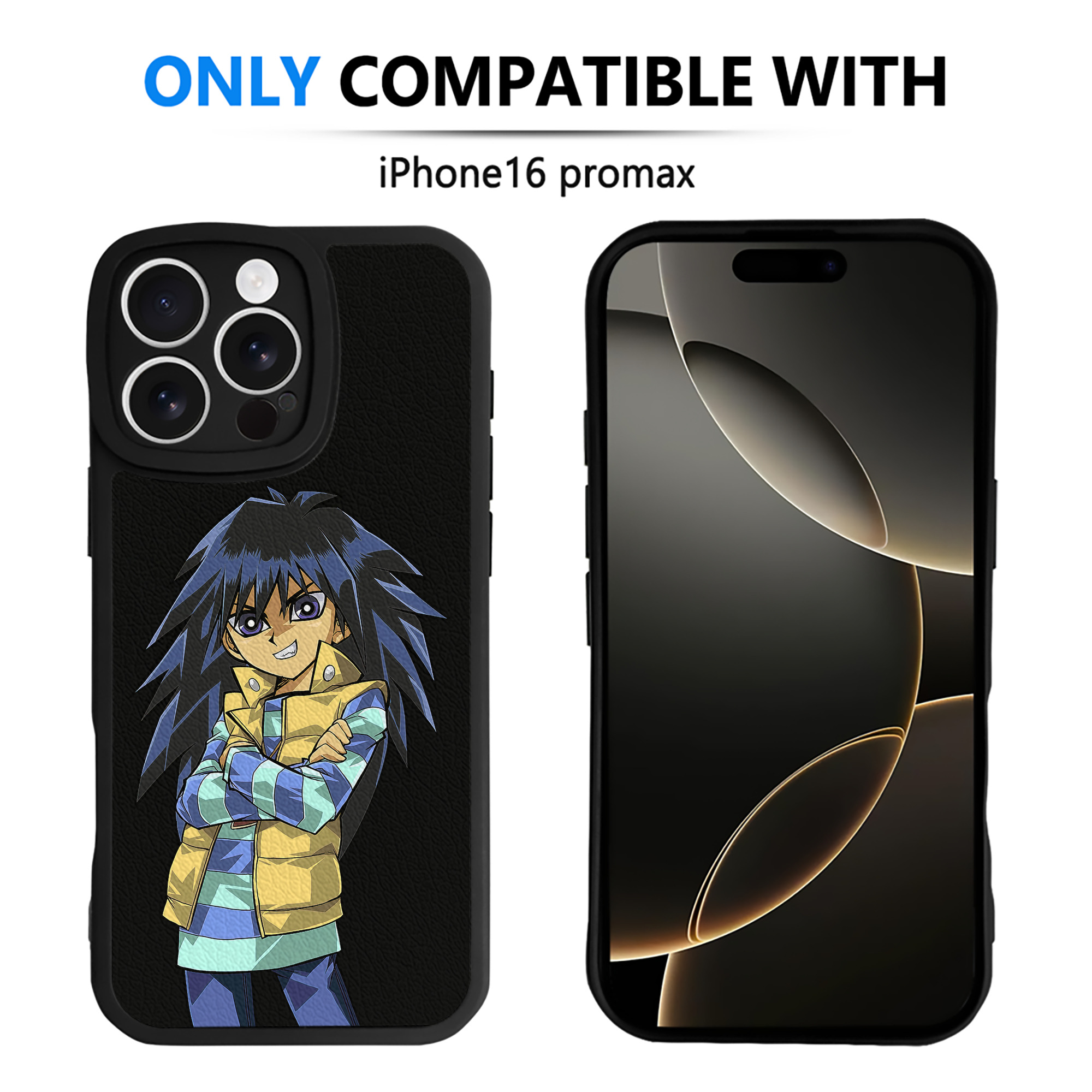 遊☆戯☆王 Yu-Gi-Oh! 【iPhone 16シリーズ対応】シリコンスマホケース（レザー調） 材質：シリコン